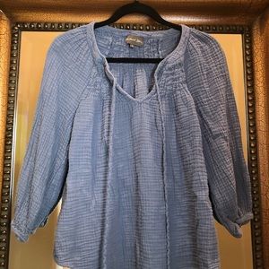 Michael Stars cotton peasant blouse